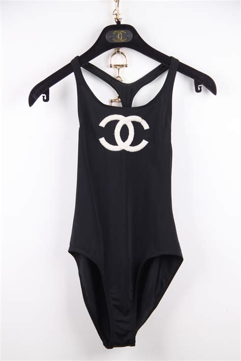 chanel one piece swimsuit.